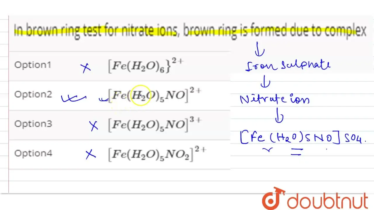 Brown Ring Test | Nitrate Ion( NO3 - ) Test | Science Projects and  Experiments - YouTube