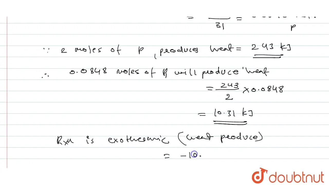 Red phosphorus reacts with liquid bromine in an exotermic reaction 2