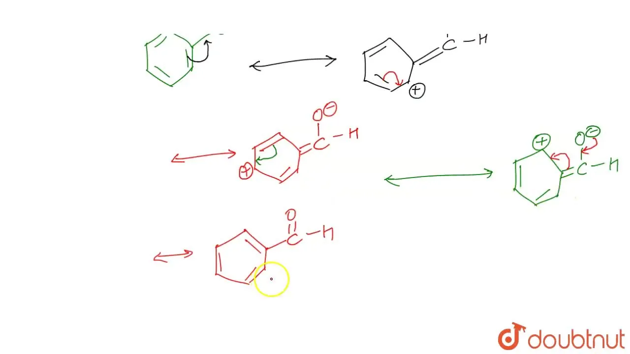 Draw The Resonating Strcuture For C6h5cho Compound