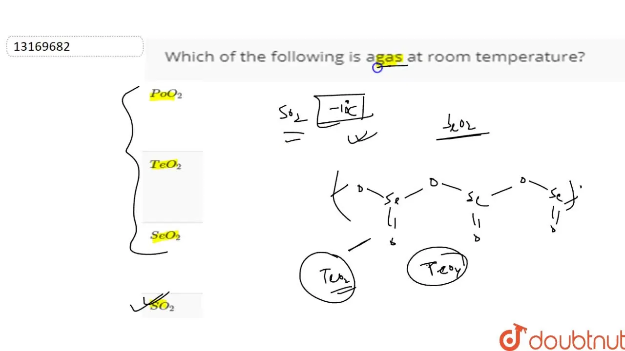 Which of the following is agas at room temperature?