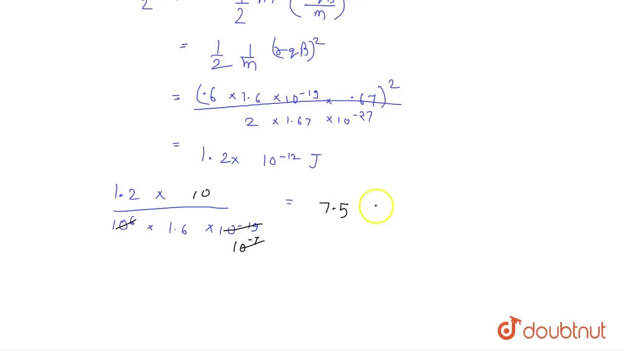 A cyclotron's oscillator frequency is 10MHz. What should be the operat