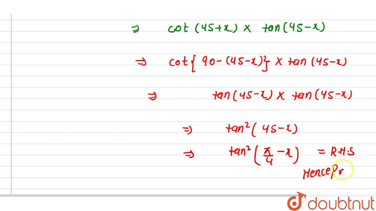 Prove That 1 Sin 2x 1 Sin 2x Tan 2 pi 4 x prove-that-1-sin-2x-1-sin-2x-tan-2-pi-4-x