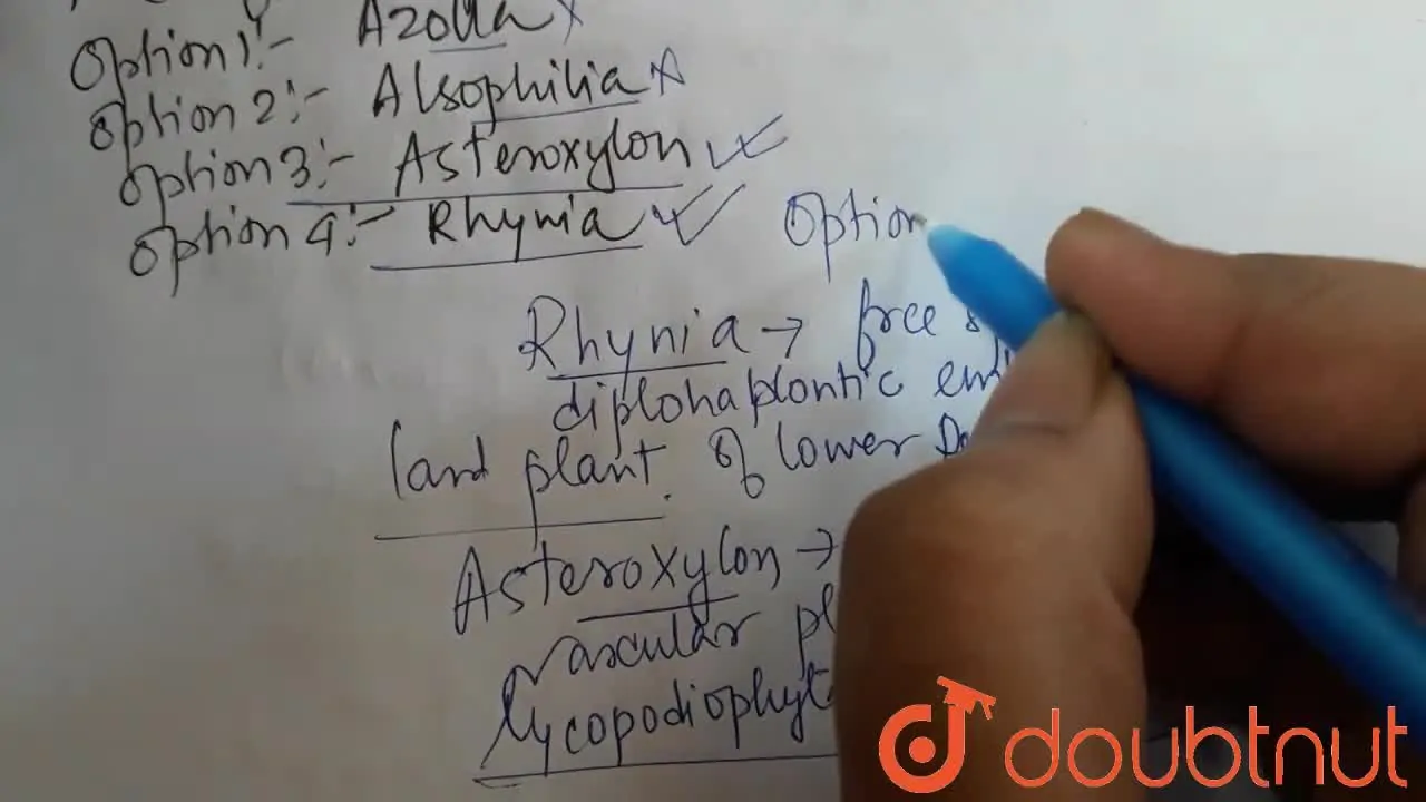 [Bengali Solution] The fossil pterdophyte are