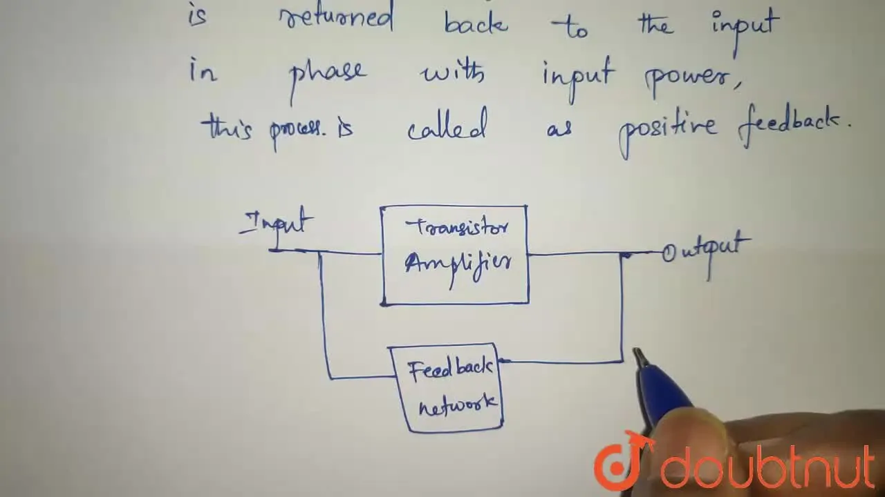 [Kannada] What is meant by a positive feedback?