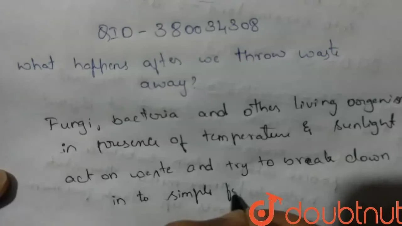 [Kannada Solution] What happens after we throw waste away