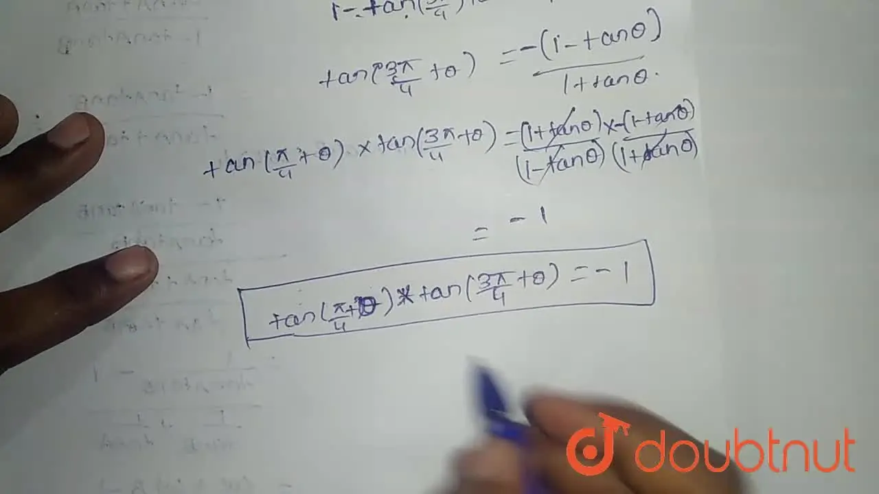 tamil-prove-that-tan-pi-4-theta-tan-3pi-4-theta-1