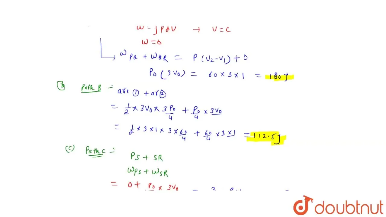 In Fig - 21.25 A Gas Sample Expands From V0 To 4.0 V0 Whi