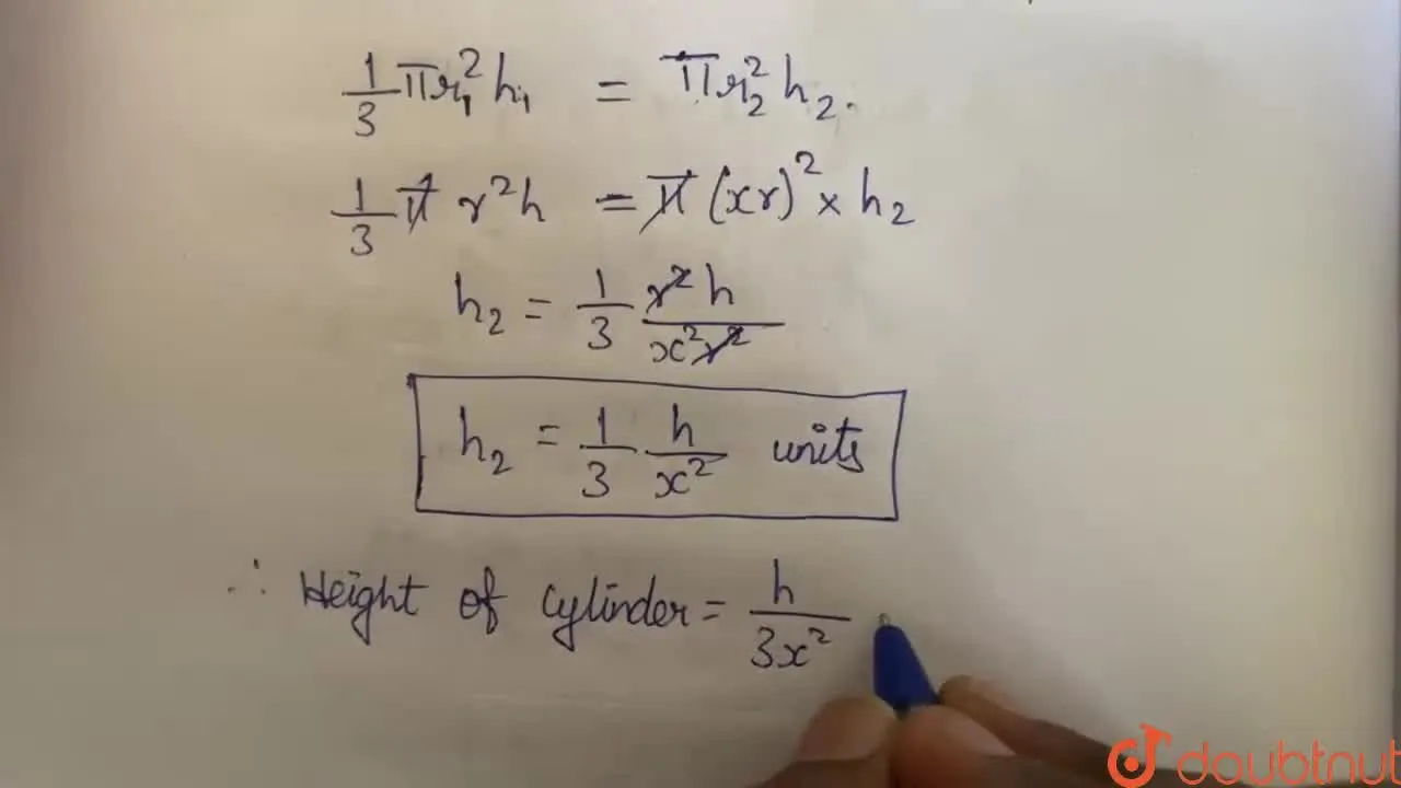 [Tamil] A conical flask is full of water. The flask has base radius r