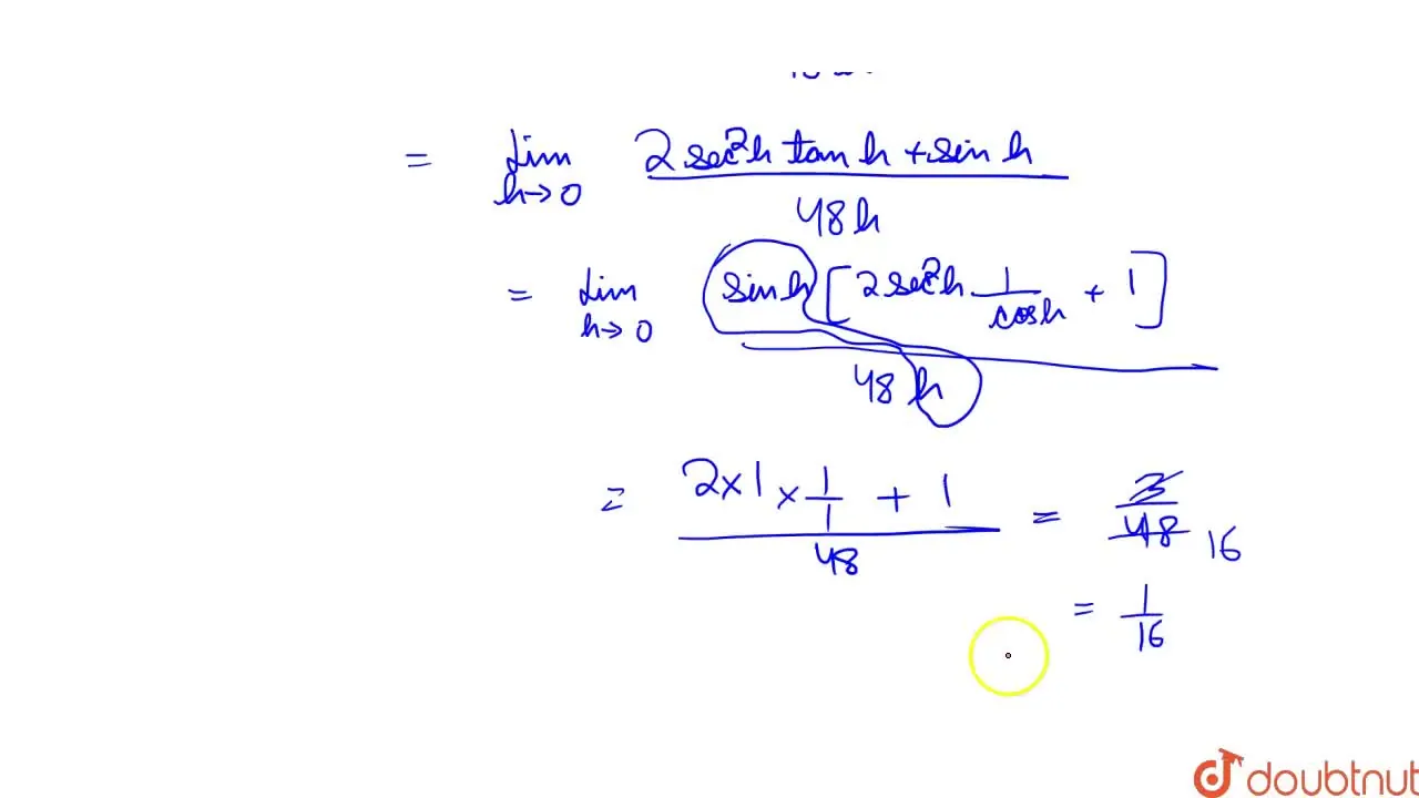 The value of lim(xto pi//2)(cot xcosx)/(pi2x)^3 is