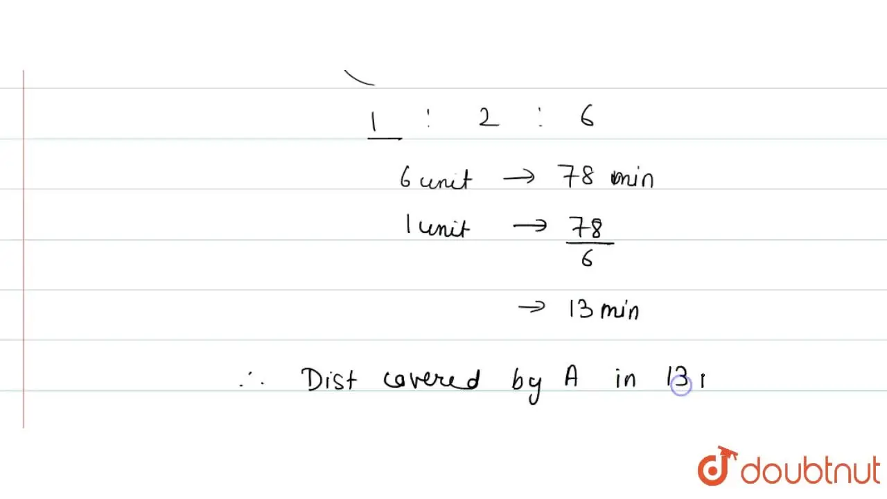 A Is Twice Fast As B And B Is Thrice As Fast As C. The Journey Covered