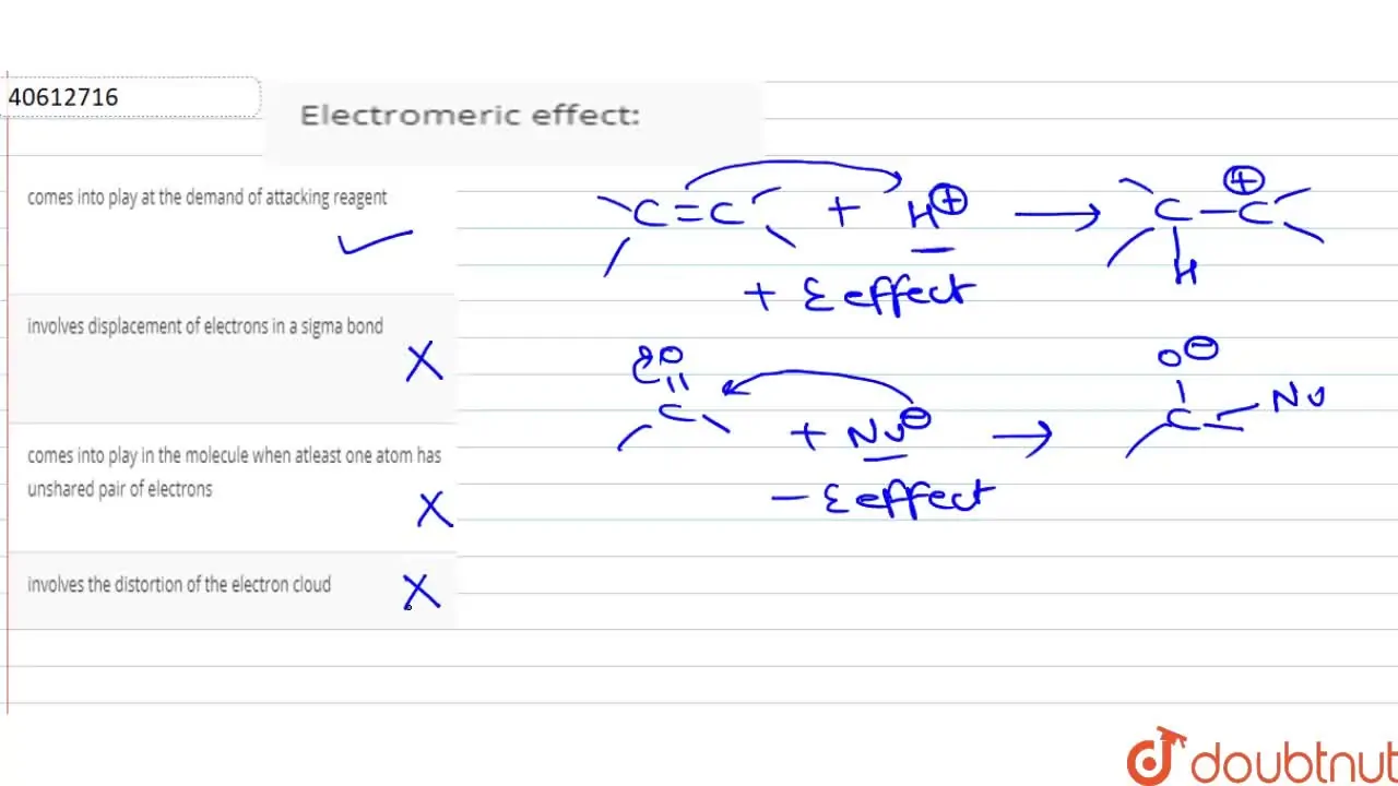 Electromeric effect: