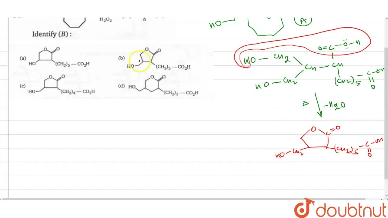 [Solved] Identify (B):