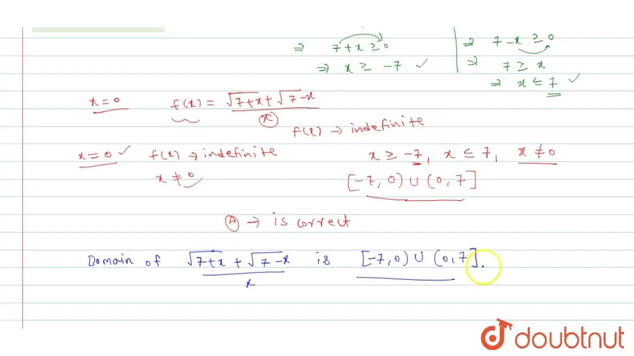 Telugu The Domain Of sqrt 7 X Sqrt 7 x x Is telugu-the-domain-of-sqrt-7-x-sqrt-7-x-x-is