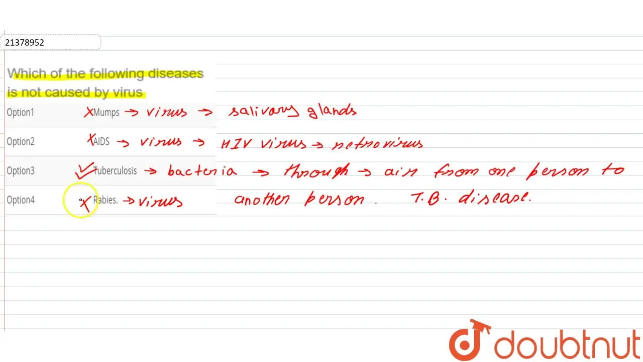Which of the following diseases is not caused by virus