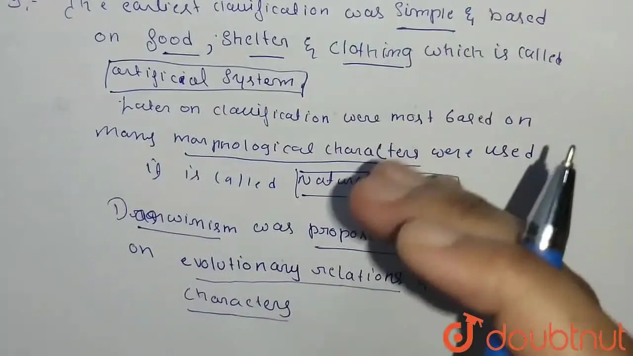 Discuss how classification systems have undergone several changes over