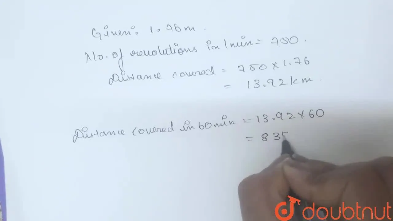 [Kannada] The diameter of a car wheel is 56cm. Calculate (a) the num