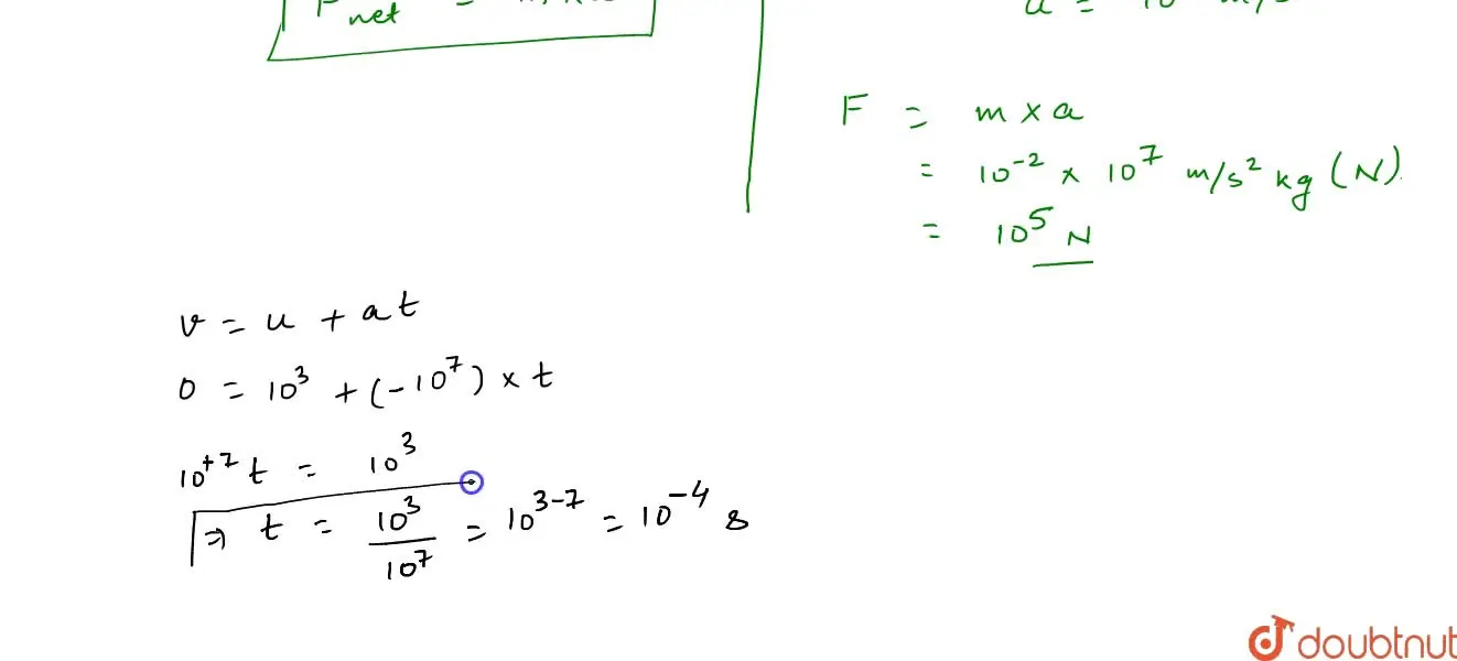 Using second law of motion, derive the relation between force and acce