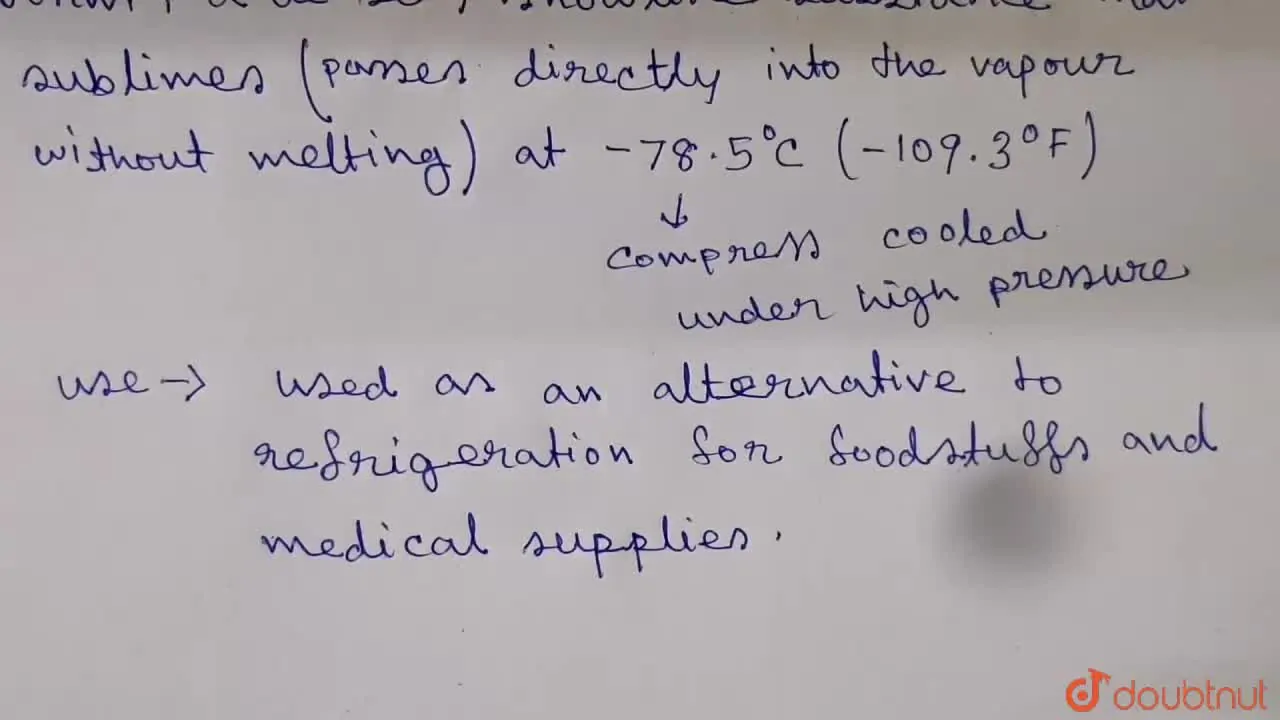 [Bengali] What is Dry Ice?