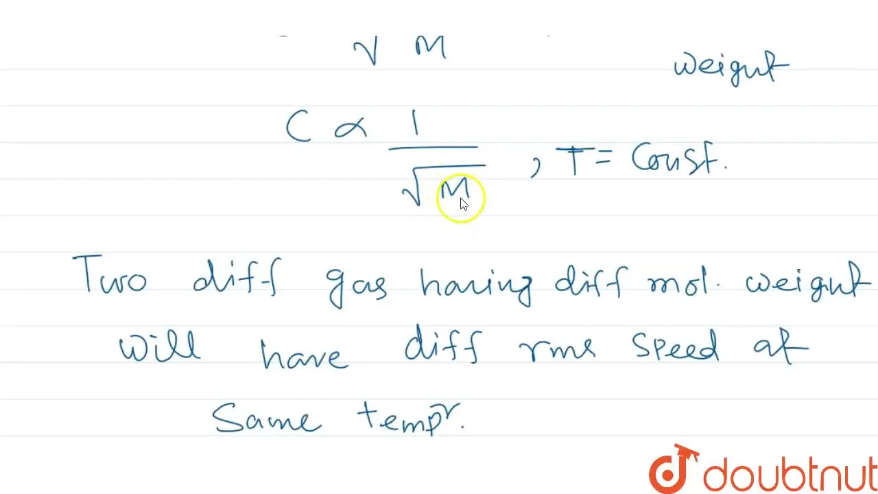 [Bengali] Will the rms speed of molecules of different gases at the sa
