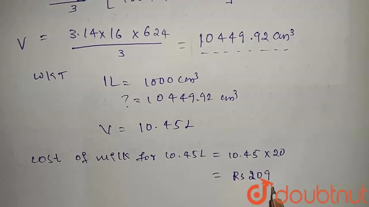 [Kannada] A container opened from the top is in the form of a frustrum
