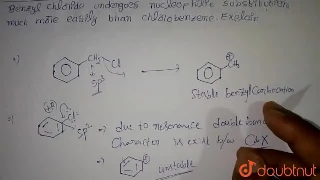 Telugu Benzyl Chloride Undergoes Nucleophilic Substitution Much More 7014