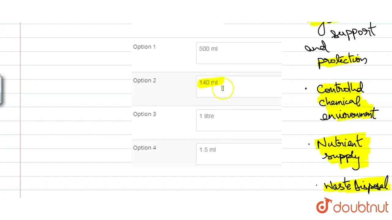 The amount of CSF in the cranial cavity is