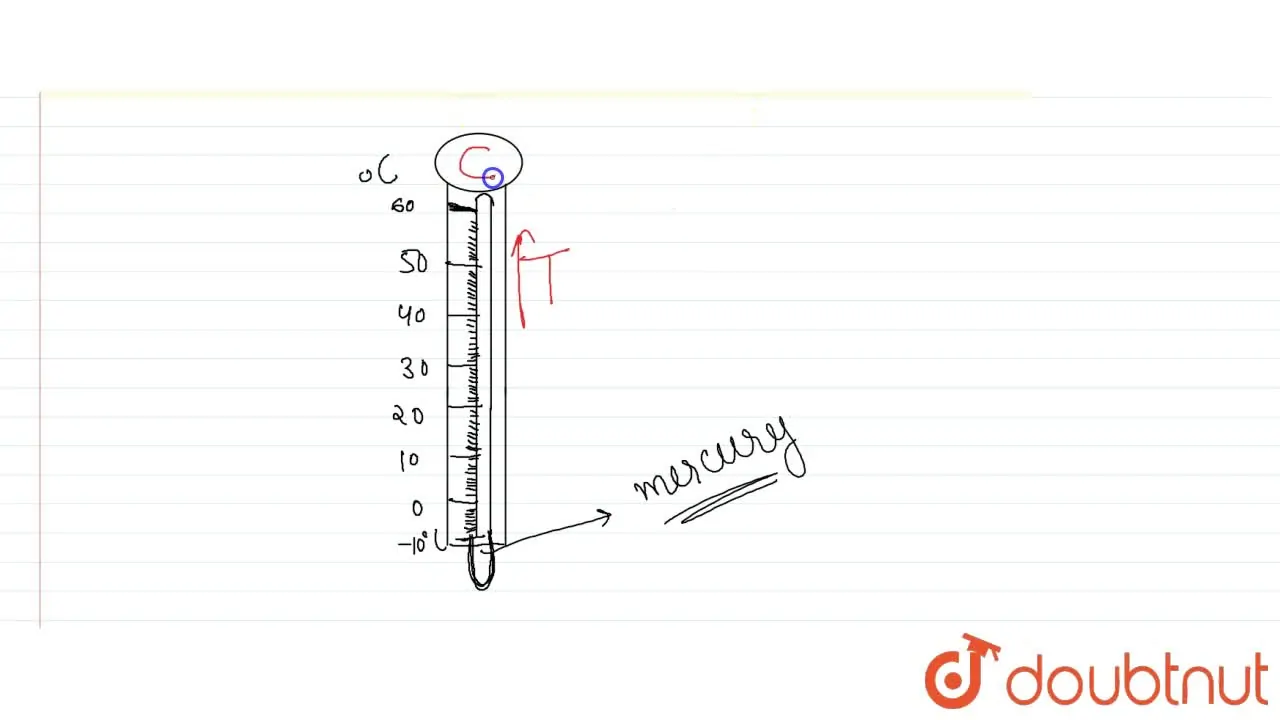 Write a neat diagram of clinical thermometer and label the parts.