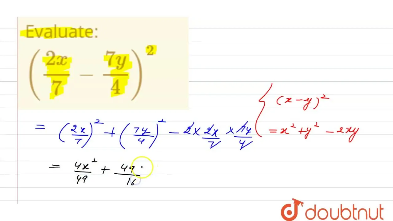 Evaluate 2x 7 7y 4 2 evaluate-2x-7-7y-4-2
