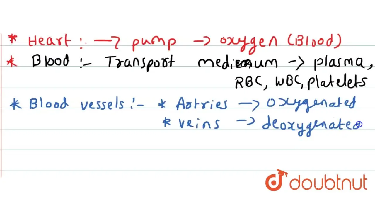 [Kannada Solution] What are the components of the transport system in