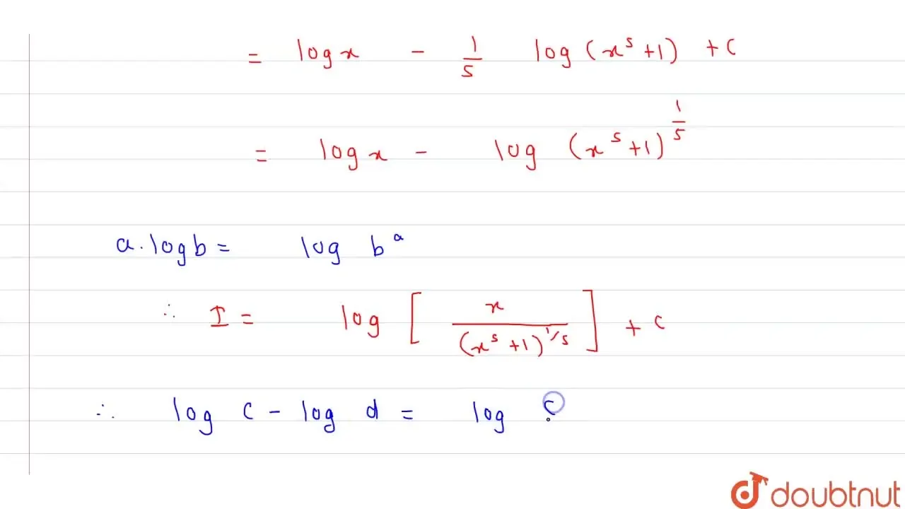 marathi-integrate-the-following-frac-1-x-x-5-1