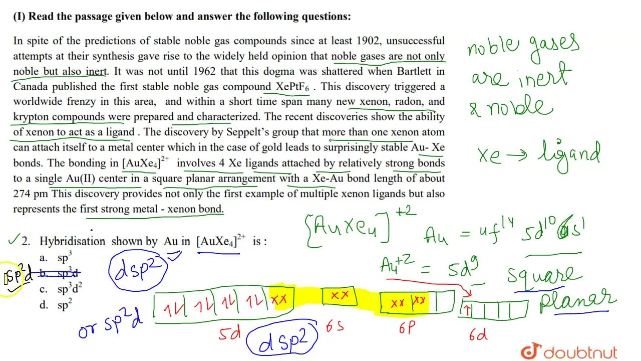 Read The Passage Given Below And Answer The Following Questions: In