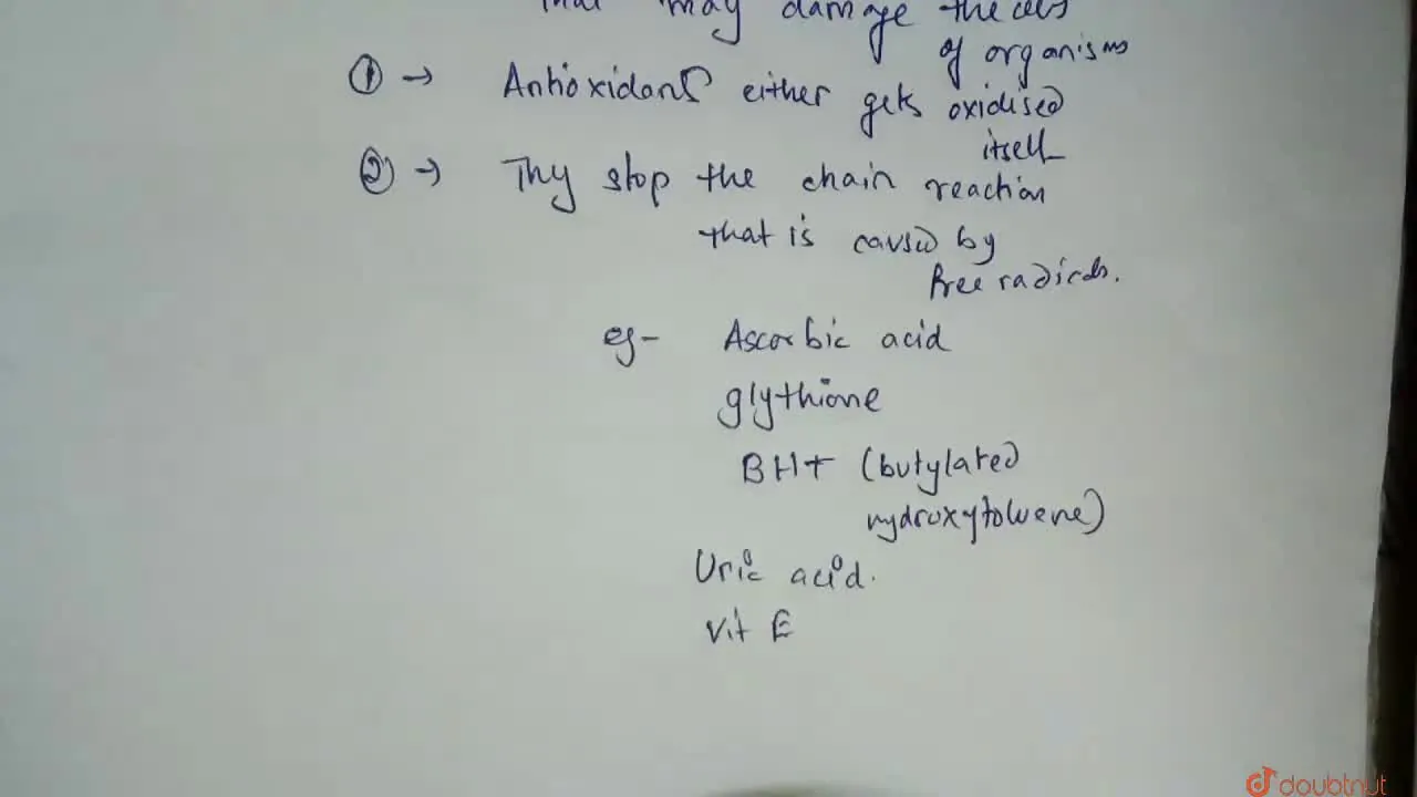 [Bengali] Name one antioxidant.