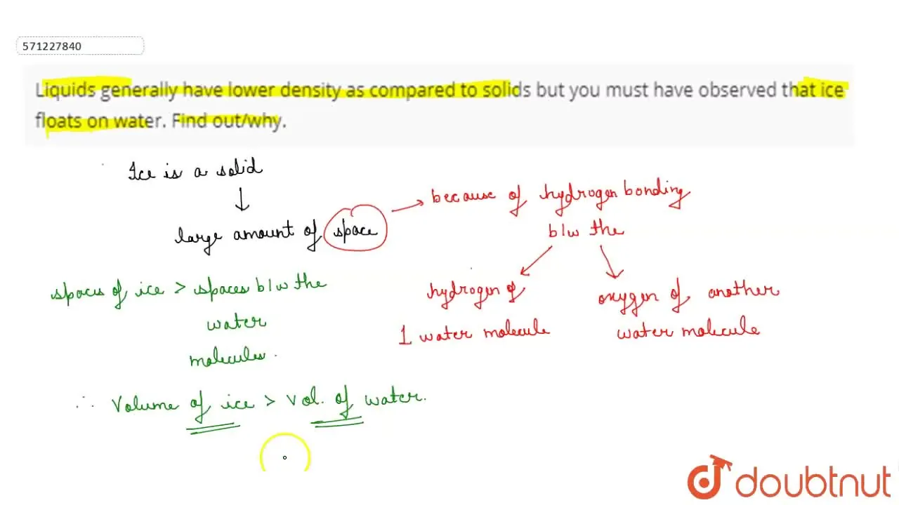 Liquids Generally Have Lower Density As Compared To Solids But You Mus   6785233.webp