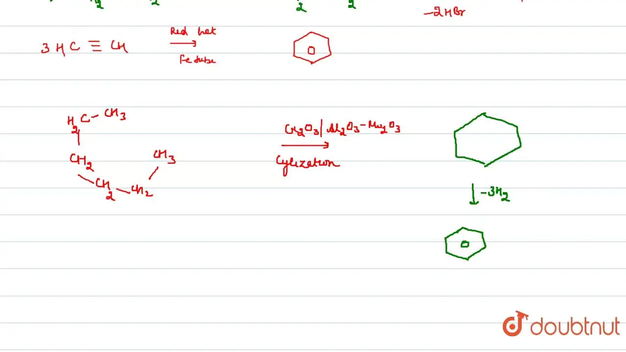 How Would You Convert The Following Compounds Into Benzene I Ethy