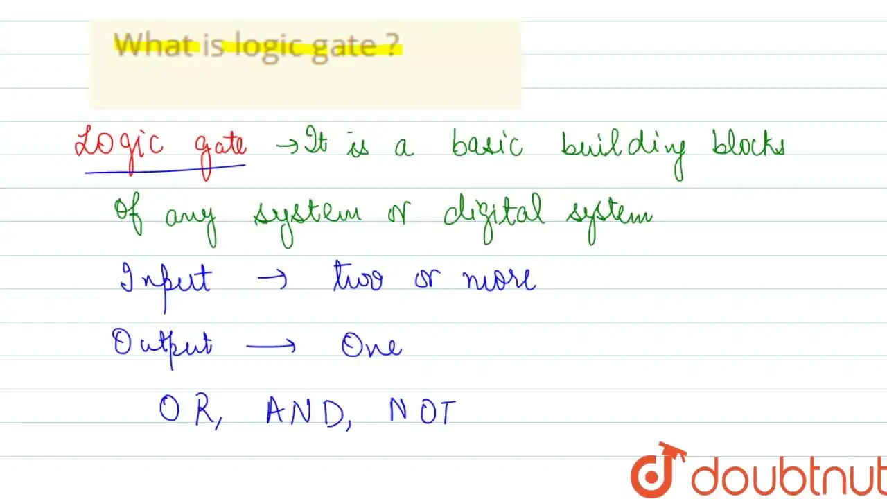 [Punjabi] What is logic gate