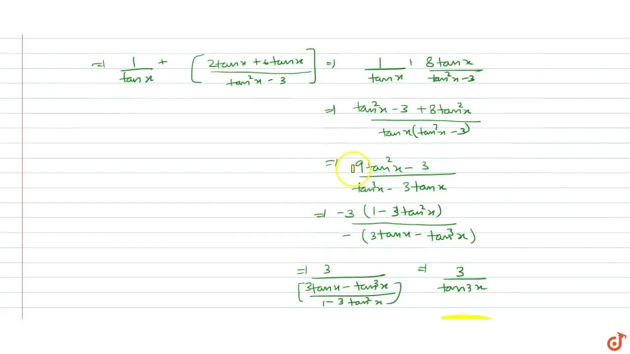 The value of cotx+cot(60^@+x)+cot(120^@+x) is equal to