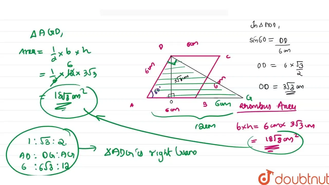 Draw a rhombus EFGH by taking convenient length of side and convenient  measure of an angle. Draw its diagonals - Sarthaks eConnect | Largest  Online Education Community