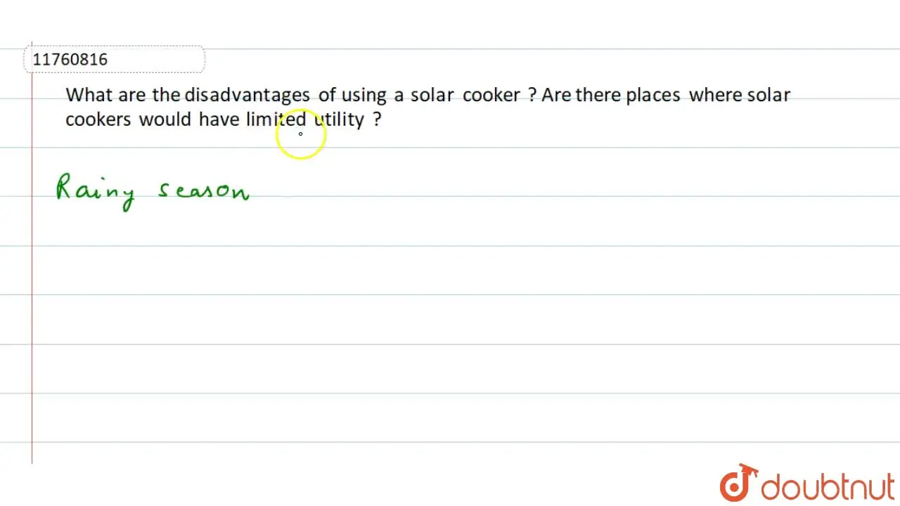 what-are-the-disadvantages-of-using-a-solar-cooker-are-there-places