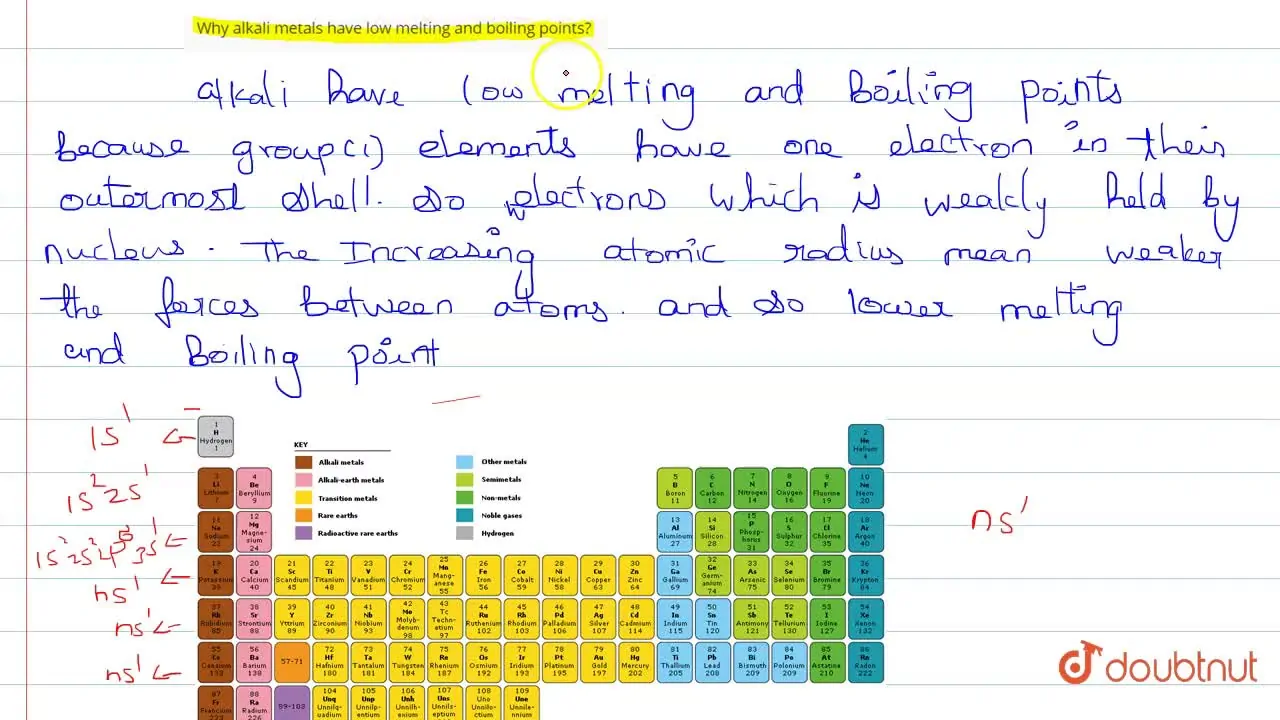 [Tamil] Why alkali metals have low melting and boiling points?