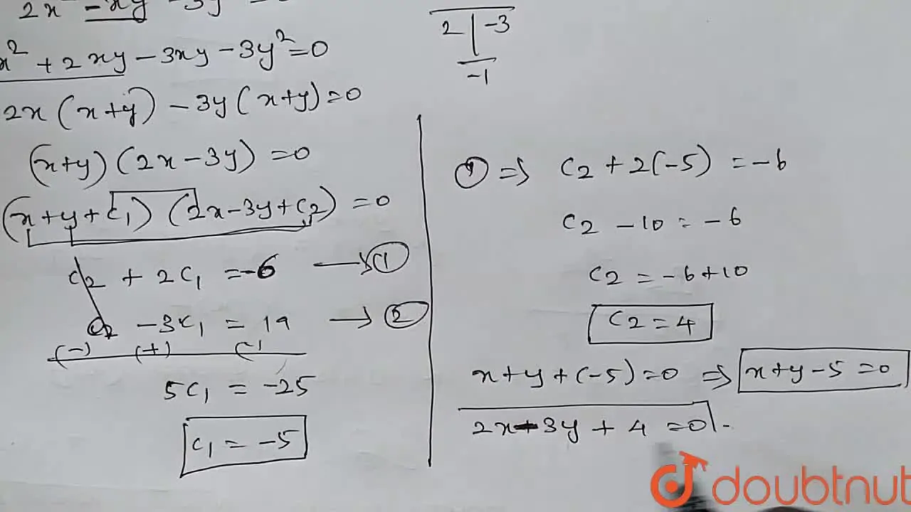 2x-2-xy-3y-2-6x-19y-20-0