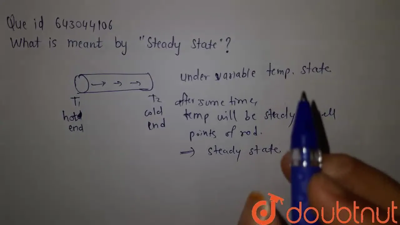 [Marathi] What is meant by "steady state"?