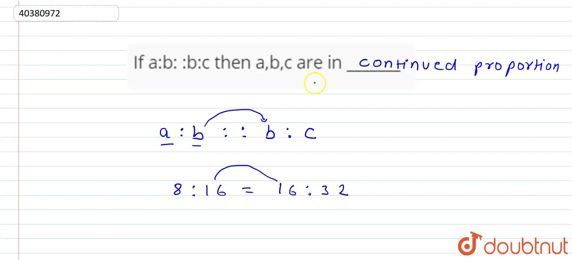 If A:b: :b:c Then A,b,c Are In