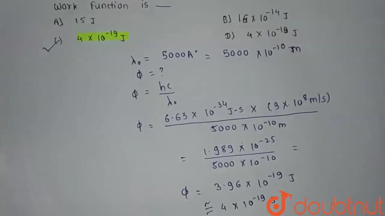 [Marathi] Threshold frequency for photoelectric effect on sodium corre