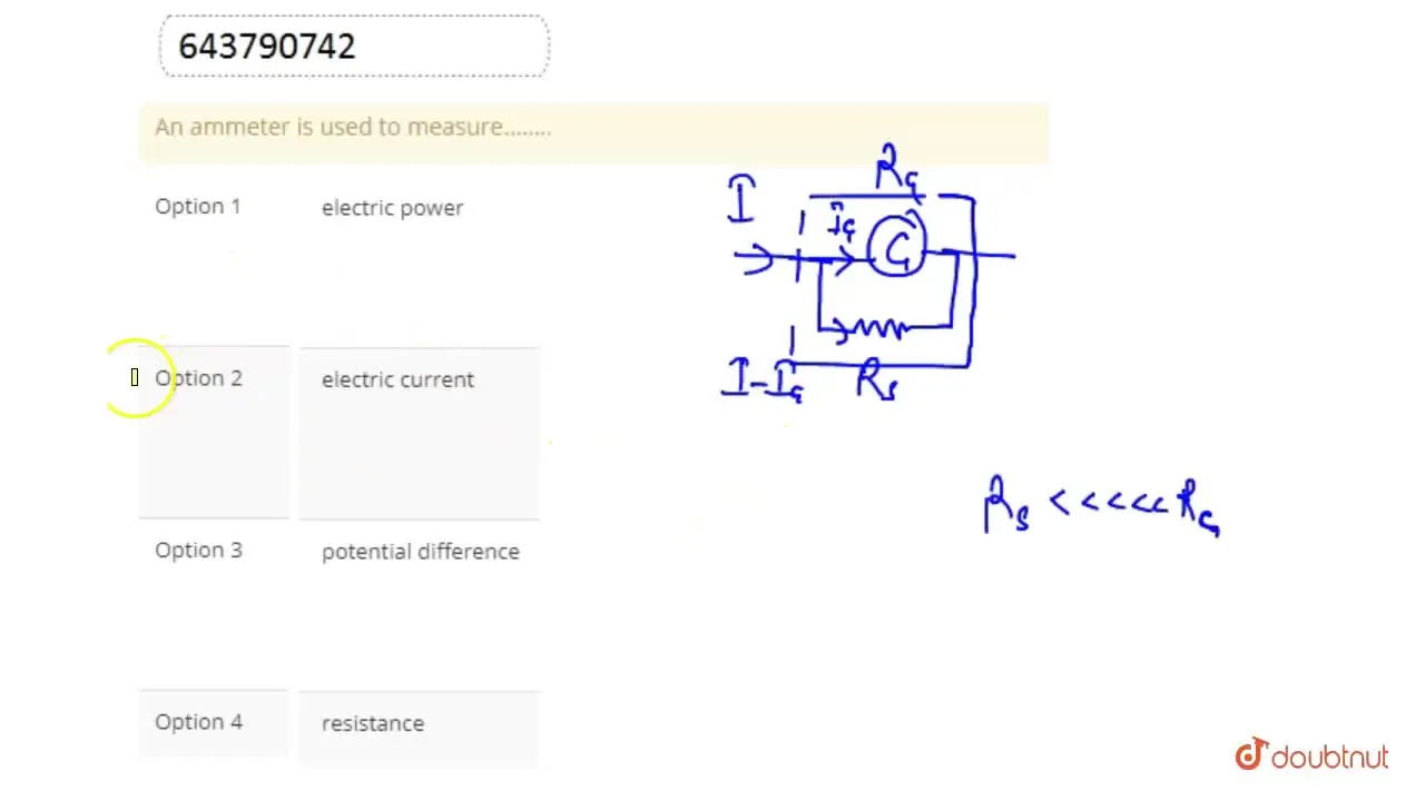 [Marathi] An ammeter is used to measure……..