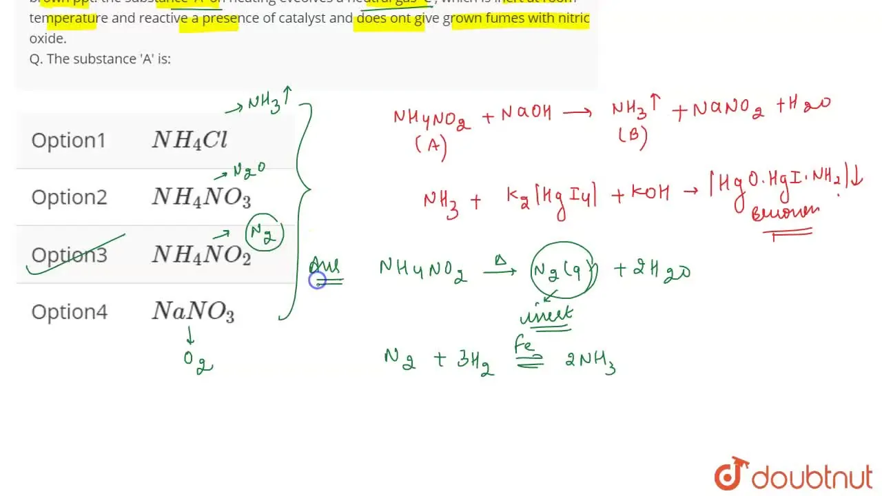 A white crystalline solid 'A' on boiling with caustic soda solution gi