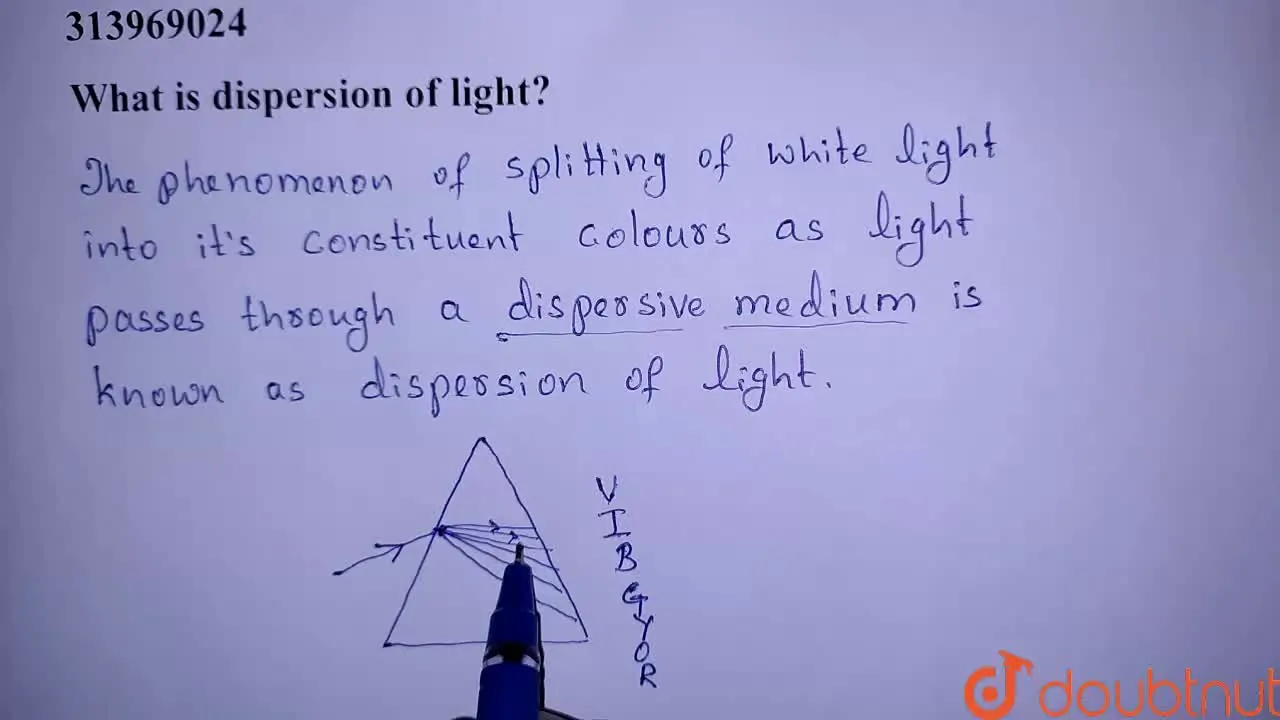 [Kannada] What is dispersion of light?