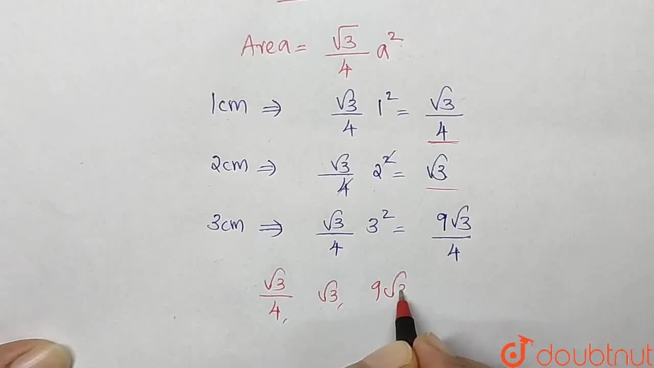 [Malayalam] The equilateral triangle having sldes 1 cm, 2 cm, 3 cm