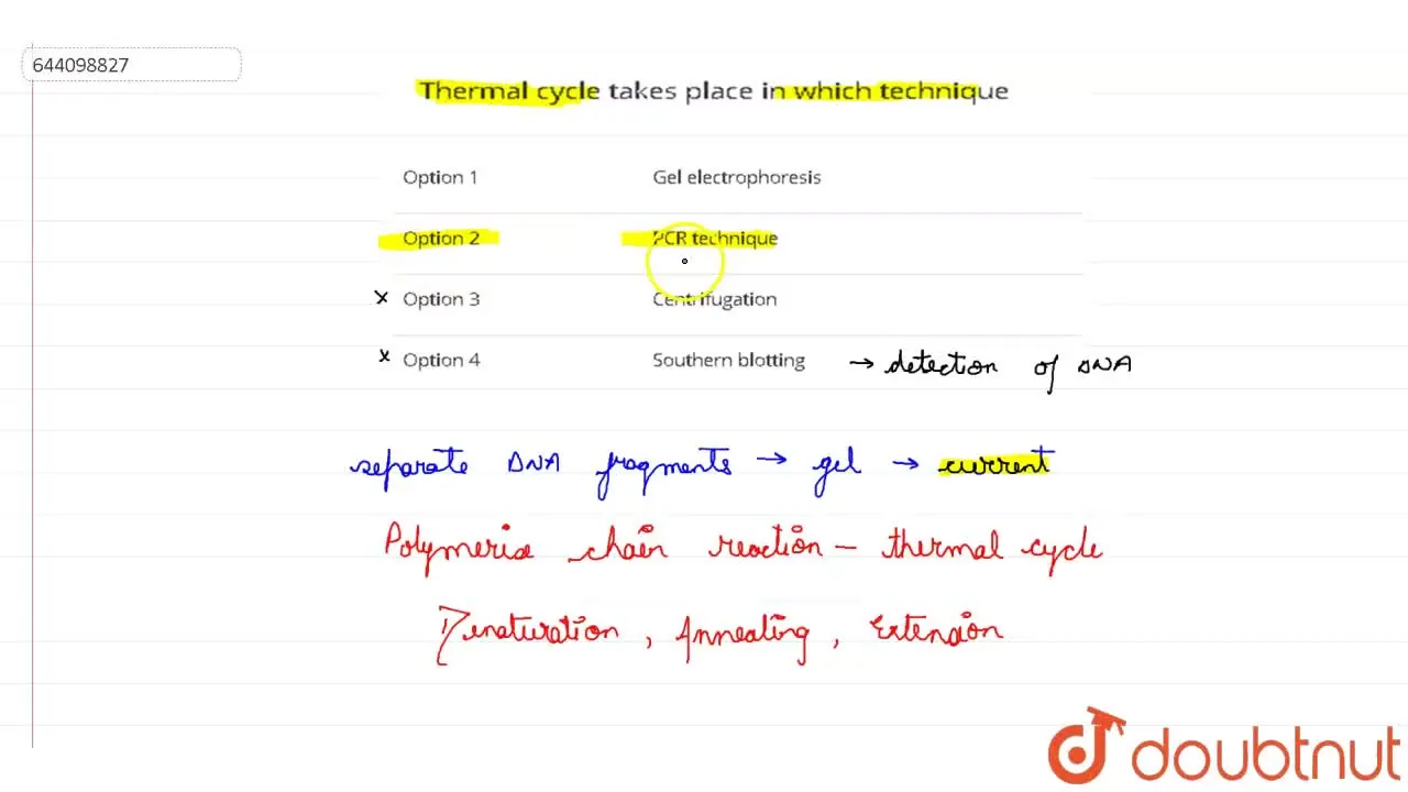 Thermal cycle takes place in which technique