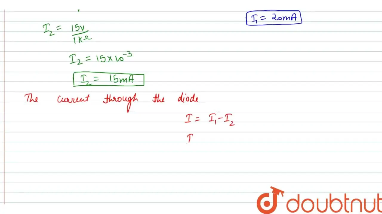 A zener diode having breakdown voltage equal to 15V, is used in a volt