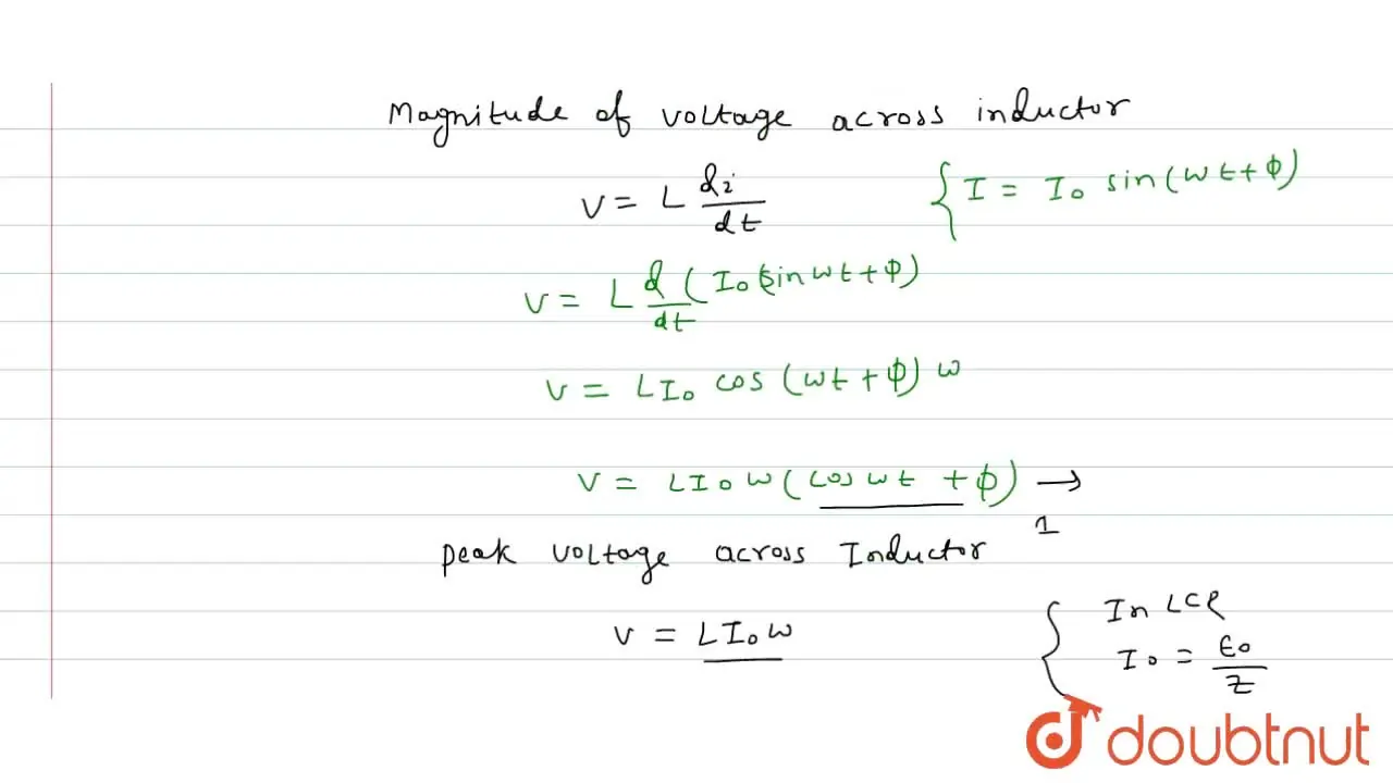 [Malayalam] Can the peak voltage across the inductor be greater than t